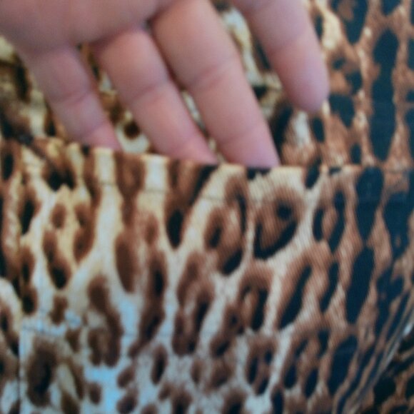 TERRY LEWIS CLASSIC LUXURIES JEANS LEOPARD PRINT SIZE 18 P  (197 C) - Picture 7 of 16